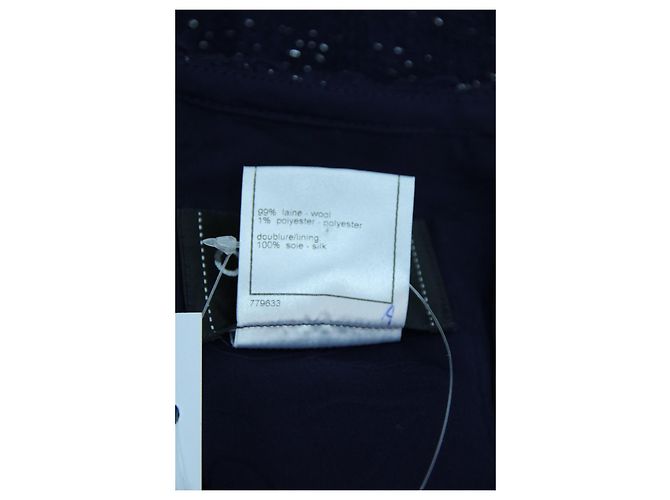 Vestido de Chanel 38 Azul - vista 6