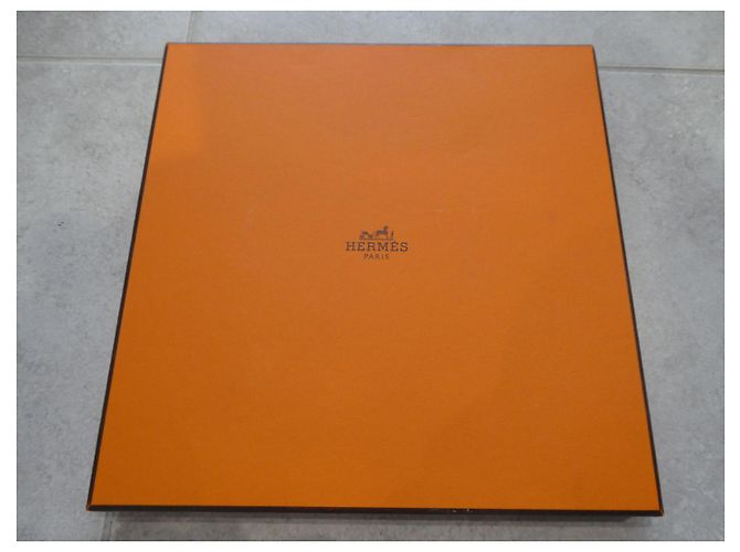 cani e valletti hermès quadrati con scatola hermès Bordò - vista 2