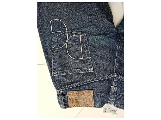 Jeans in denim azzurro Dolce & Gabbana Blu chiaro - vista 3