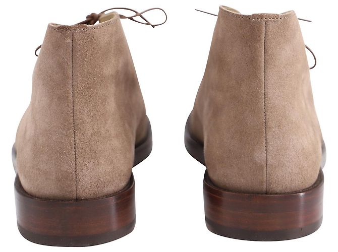 Apc NO.P.C Novos Derbies "Desert Boots" em camurça bege - vista 4