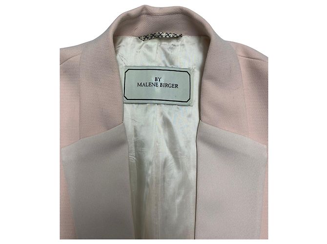 By Malene Birger by. Malene Birger Fiurica Oversized Piqué Coat in Pink Polyester - view 3