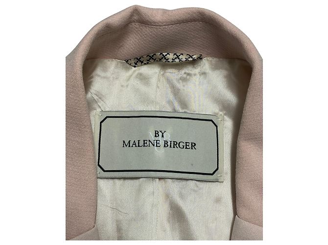 By Malene Birger by. Malene Birger Fiurica Oversized Piqué Coat in Pink Polyester - view 4