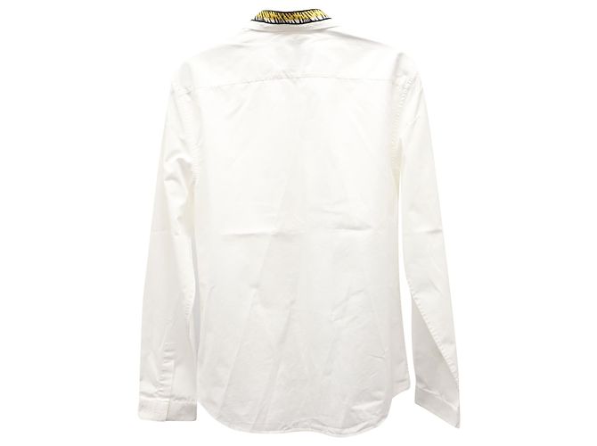 Camisa Oxford de Algodón Blanco con Apliques Duke de Gucci - vista 2