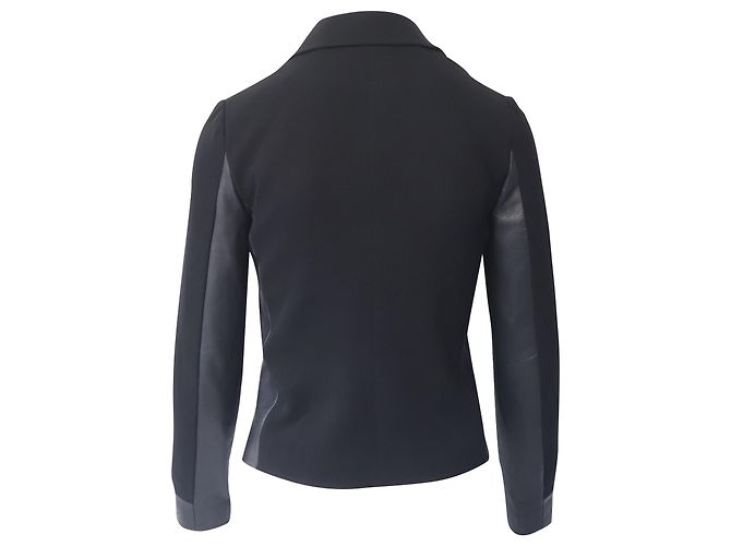 Blazer corto Diane Von Furstenberg in triacetato nero - vista 3