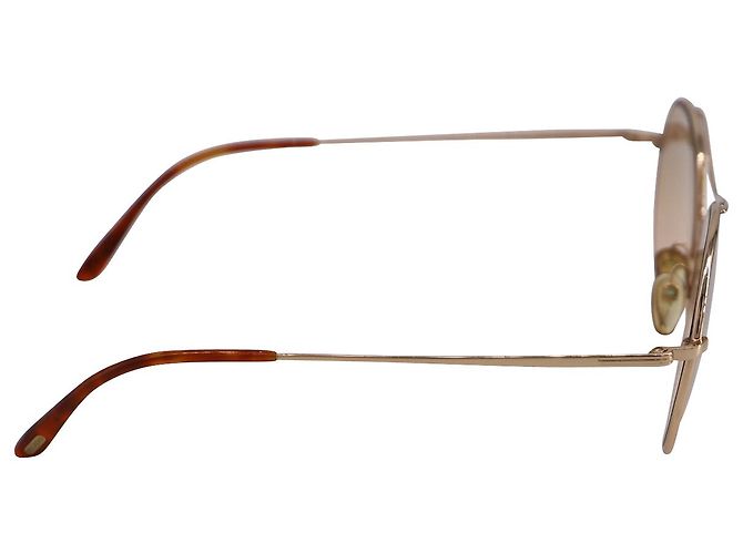 Tom Ford Claude TF145 28Occhiali da sole G in metallo dorato - vista 3