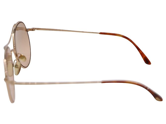 Tom Ford Claude TF145 28Occhiali da sole G in metallo dorato - vista 5