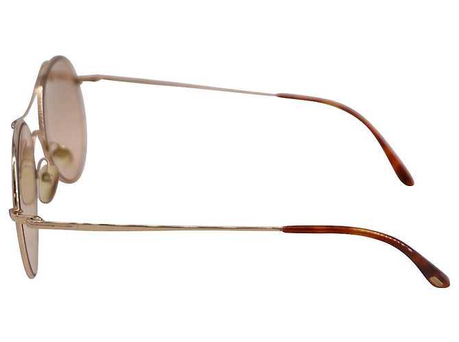 Tom Ford Claude TF145 28Occhiali da sole G in metallo dorato - vista 6