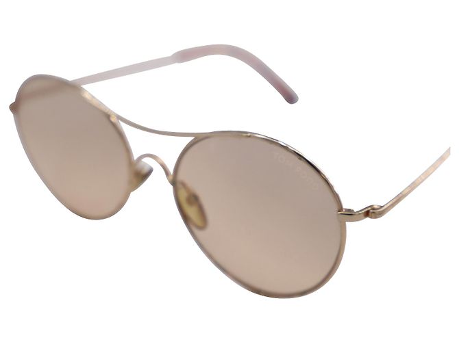 Tom Ford Claude TF145 28Occhiali da sole G in metallo dorato - vista 7
