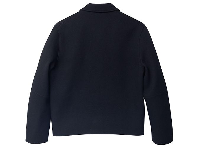 Acne Studios Miles Langarmjacke aus schwarzem Polyester - Ansicht 2