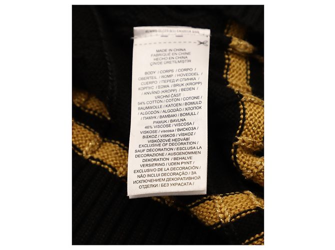 Jersey de manga larga en algodón negro y dorado metálico Cricket de Ralph Lauren - Ansicht 5