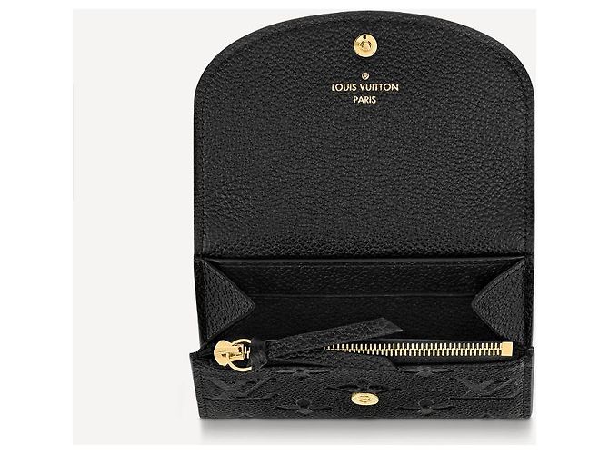 Portefeuille Louis Vuitton Rosalie Monogram Empreinte Cuir Noir - vue 2