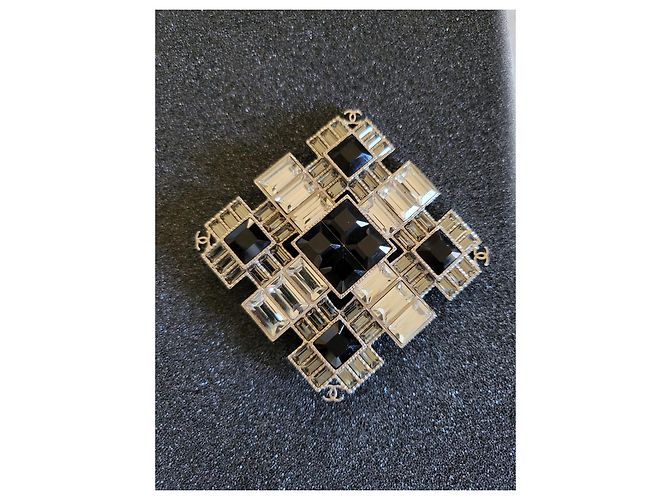 Spilla a spillo quadrata Chanel 2019 Argento - vista 6