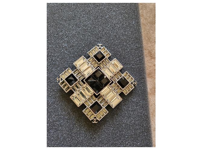 Spilla a spillo quadrata Chanel 2019 Argento - vista 7