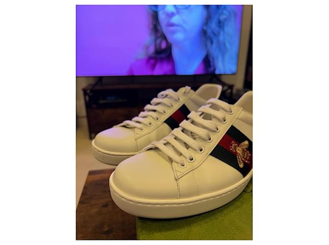 Ace sneakers Gucci 2022 Bianco Rosso Verde - vista 5