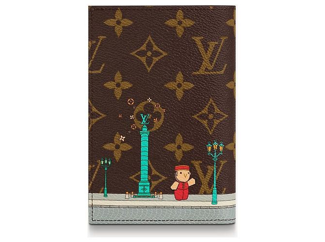 Louis Vuitton Animación de Navidad de portada de pasaporte LV Rosa - vista 2