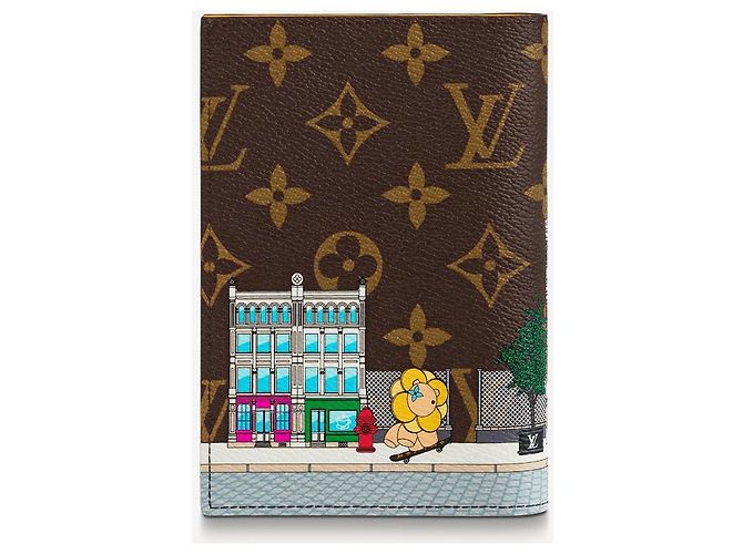 Louis Vuitton Funda Pasaporte LV Nueva York Multicolor - vista 4