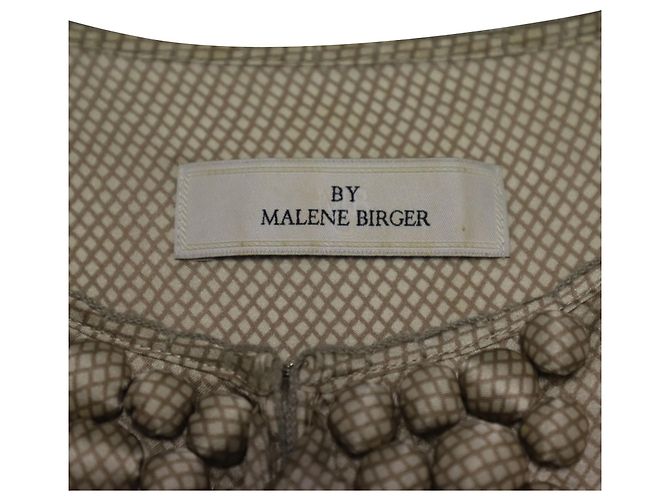 By Malene Birger Blusa de corte imperio en seda dorada Dorado Metálico - vista 7