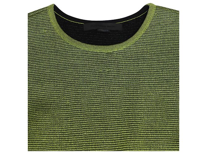 Suéter cropped Alexander Wang em viscose verde - vista 6