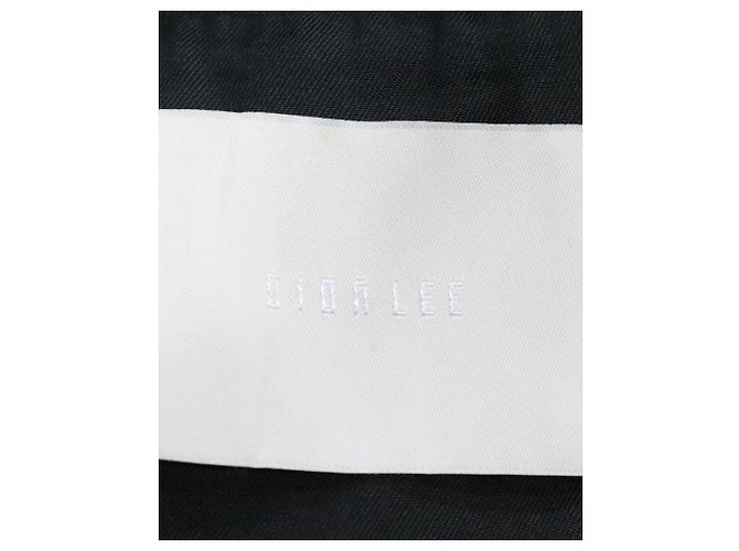 Autre Marque Dion Lee Zweifarbiger Blazer aus waldgrünem und schwarzem Polyester - Ansicht 4