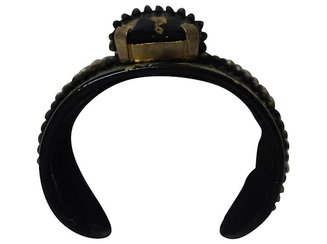 Bracciale rigido con borchie Erickson Beamon in perline dorate D'oro Metallico - vista 6