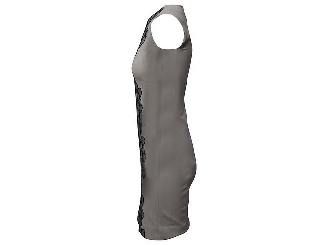Vestido recto Tilda de viscosa gris de Diane Von Furstenberg - vista 2