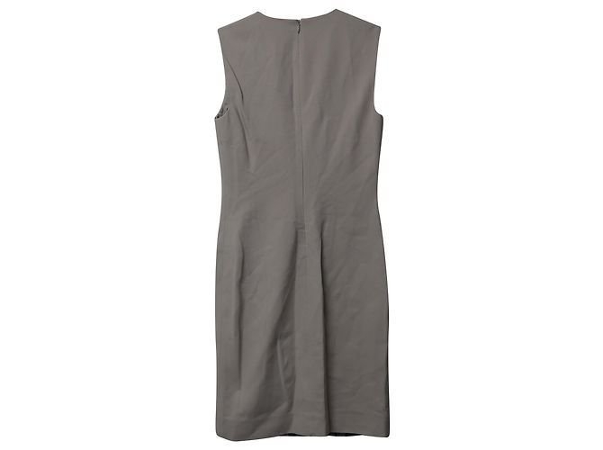 Vestido recto Tilda de viscosa gris de Diane Von Furstenberg - vista 5