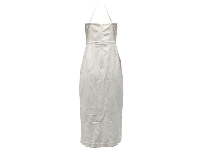 Autre Marque Mara Hoffman VESTIDO AURELIA DE ALGODÓN MARFIL - vista 3
