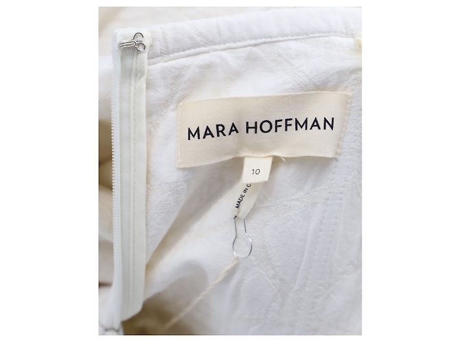 Autre Marque Mara Hoffman VESTIDO AURELIA DE ALGODÓN MARFIL - vista 4