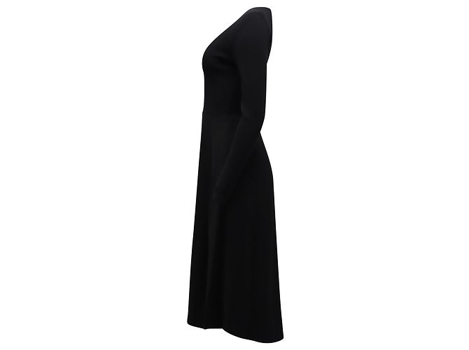 VESTIDO MIDI CON CUELLO EN V Vince - vista 2