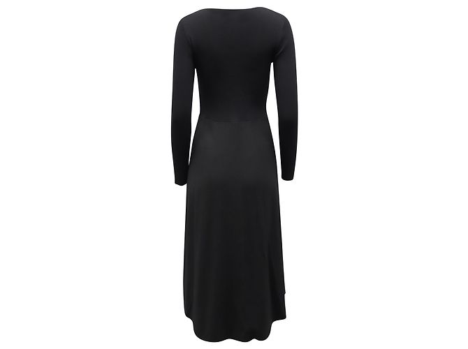 VESTIDO MIDI CON CUELLO EN V Vince - vista 3