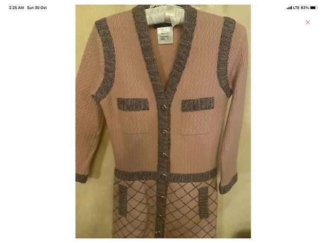 Chanel Kaschmirrosa mittellanger Frack Pink - Ansicht 2