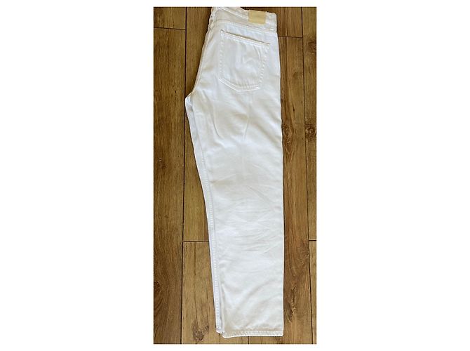 Nuovi jeans Massimo Dutti Bianco - vista 3
