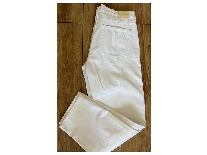 Nuovi jeans Massimo Dutti Bianco - vista 4