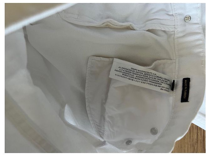 Nuovi jeans Massimo Dutti Bianco - vista 9
