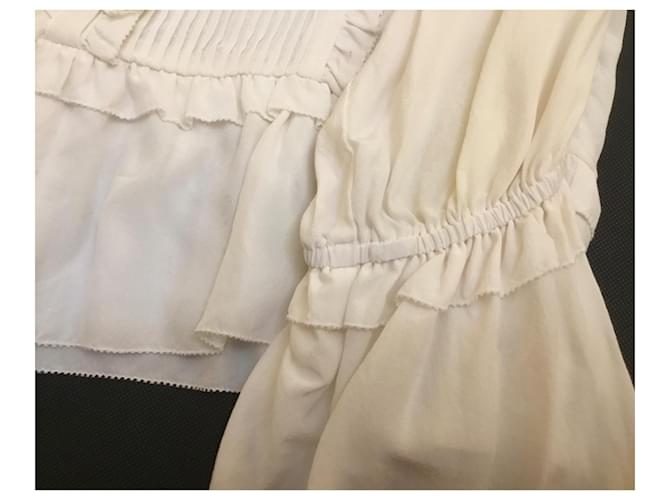 Ulla Johnson Seidenbluse Weiß - Ansicht 4