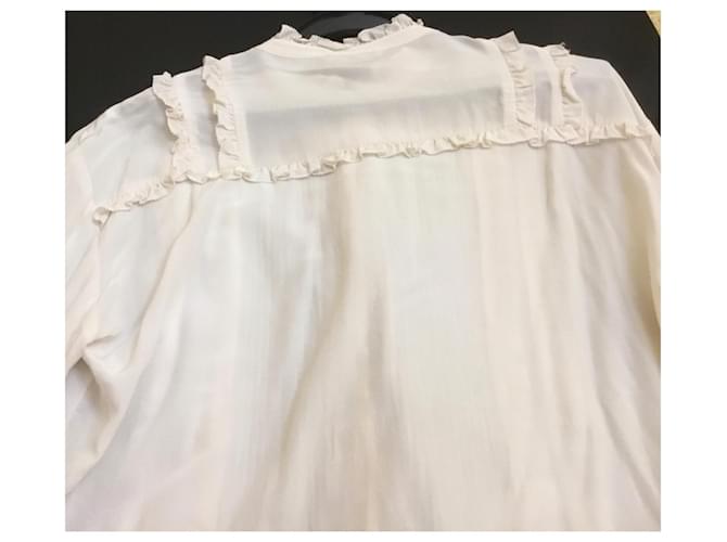 Ulla Johnson Seidenbluse Weiß - Ansicht 5