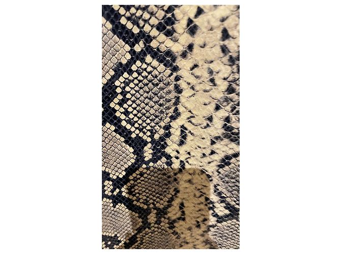 Kenzo Lambskin Python Print Pants - view 4