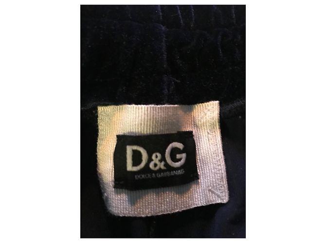 Dolce & Gabbana Bermuda Dolce&Gabbana Bianco Blu navy - vista 8