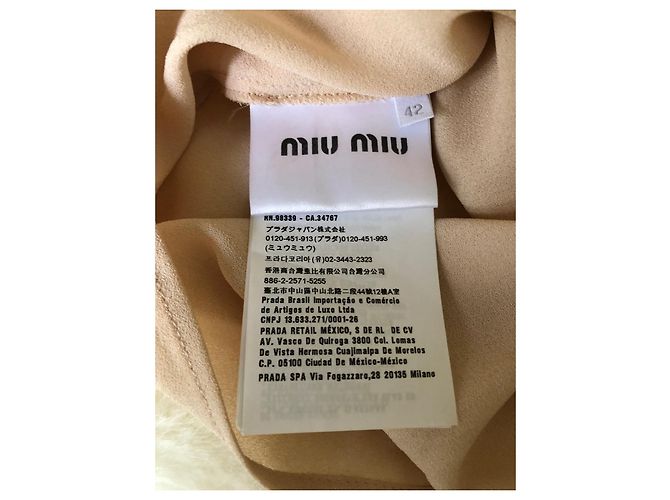 Top Miu Miu Rosa e Nero in Viscosa - vista 6