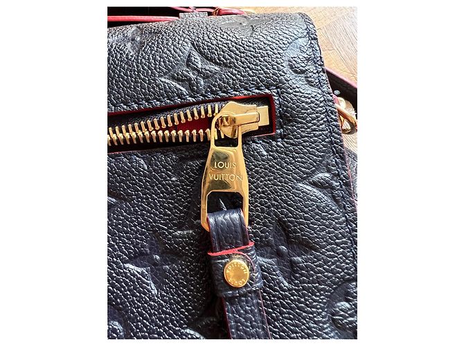 Borsa a mano Louis Vuitton Metis Blu Navy in Pelle - vista 12
