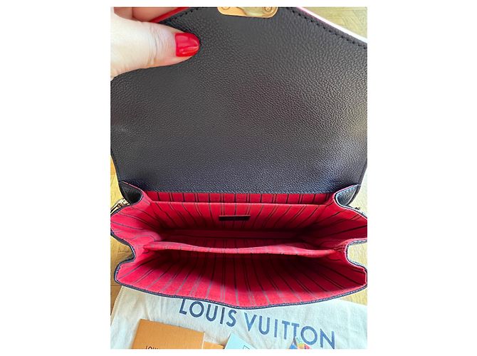 Borsa a mano Louis Vuitton Metis Blu Navy in Pelle - vista 3