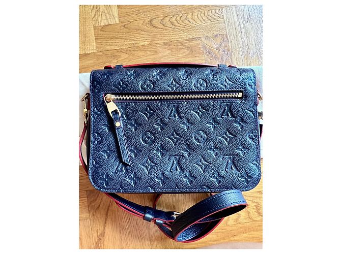 Borsa a mano Louis Vuitton Metis Blu Navy in Pelle - vista 5