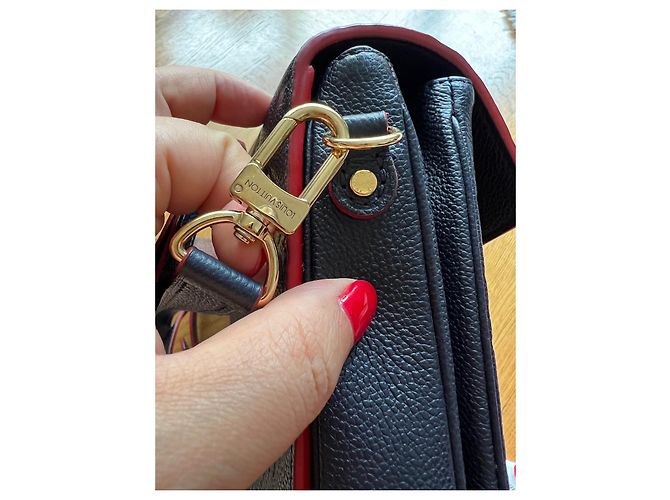 Borsa a mano Louis Vuitton Metis Blu Navy in Pelle - vista 8