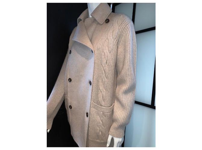 Malha Max Mara de lã bege - vista 5