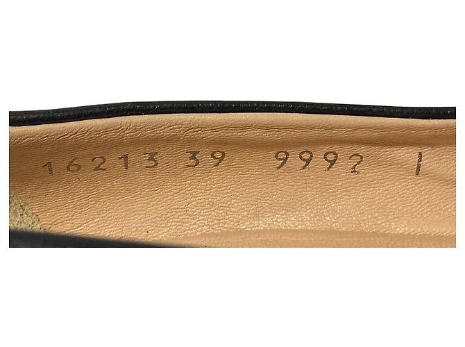 Décolleté con plateau Giuseppe Zanotti in pelle nera Nero - vista 7