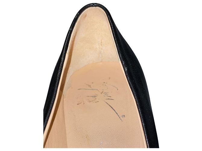 Décolleté con plateau Giuseppe Zanotti in pelle nera Nero - vista 8