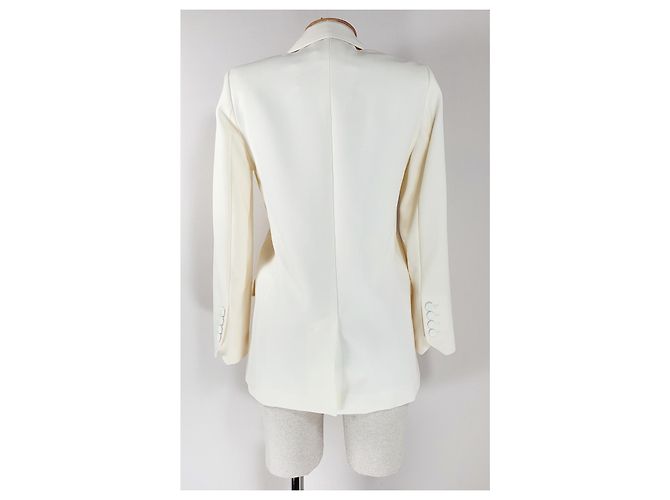 Zadig & Voltaire Ivory Wool Blazer White - view 4