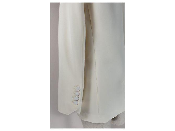 Zadig & Voltaire Ivory Wool Blazer White - view 5