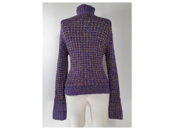 Suéter Polo Versace Jeans Couture Morado Púrpura - vista 4