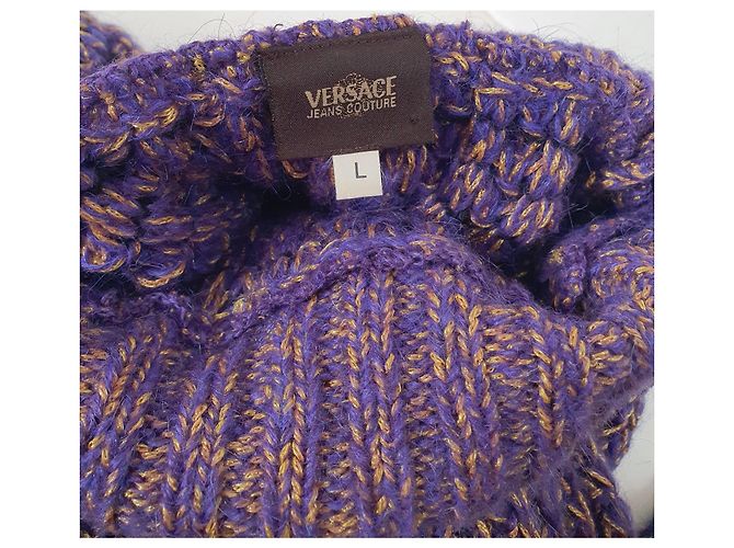 Suéter Polo Versace Jeans Couture Morado Púrpura - vista 5